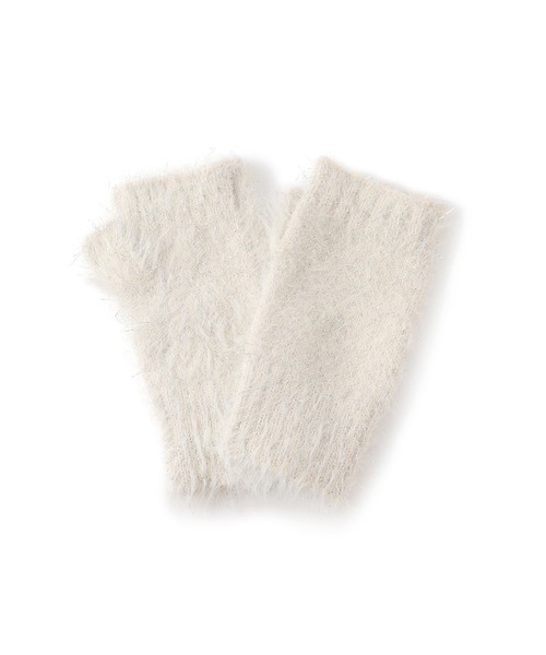 ROPE' PICNIC（ロペピクニック）の「ラメニットフィンガーレスグローブ（手袋・レディース・キナリ/グレー・FREE）」の8枚目の写真