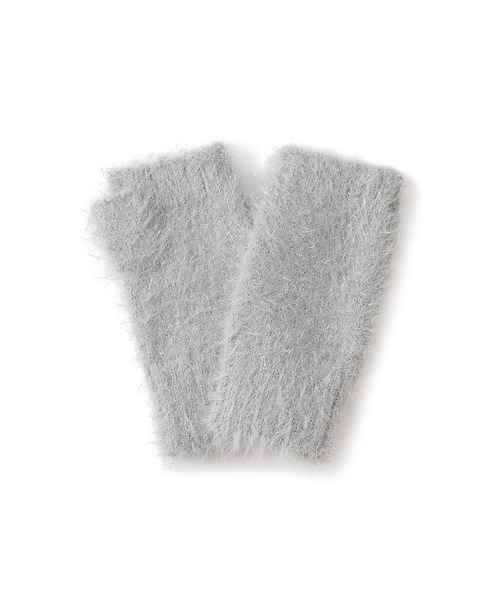 ROPE' PICNIC（ロペピクニック）の「ラメニットフィンガーレスグローブ（手袋・レディース・キナリ/グレー・FREE）」の13枚目の写真