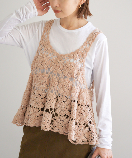 イエナ（IENA）/モールヤーンクロシェタンクの通販はau PAY マーケット