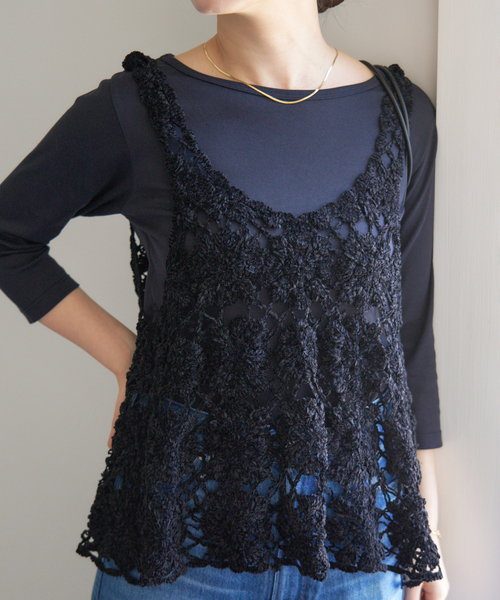 モールヤーンクロシェタンク（ニット/セーター）｜IENA（イエナ）の