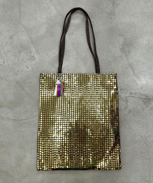 COMMON WARE（コモンウェアー）の「EM:cheek チーク disc tote/ディスコ トート（ショルダーバッグ・レディース・ブルー/シルバー/ゴールド/グリーン/ブラック・FREE）」の5枚目の写真