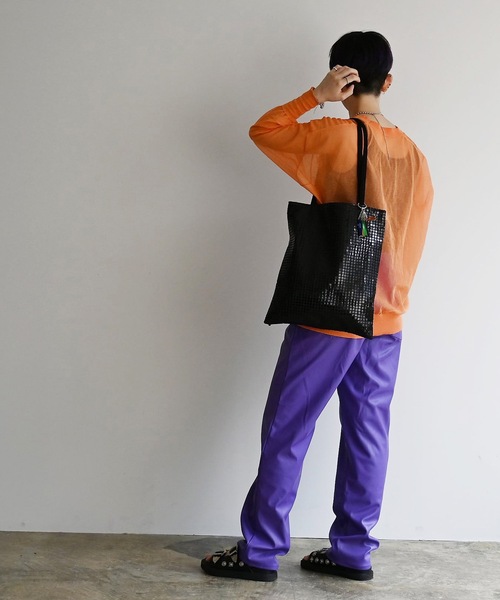 COMMON WARE（コモンウェアー）の「EM:cheek チーク disc tote/ディスコ トート（ショルダーバッグ・レディース・ブルー/シルバー/ゴールド/グリーン/ブラック・FREE）」の20枚目の写真