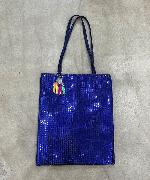 COMMON WARE（コモンウェアー）の「EM:cheek チーク disc tote/ディスコ トート（ショルダーバッグ・レディース・ブルー/シルバー/ゴールド/グリーン/ブラック・FREE）」の18枚目の写真