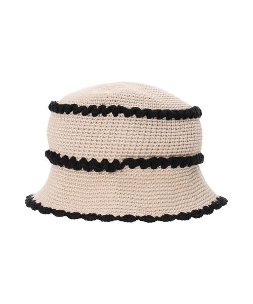 Samansa Mos2（サマンサ モスモス）の「フリルニットハット（ハット・レディース・ベージュ/モカ・F）」の9枚目の写真