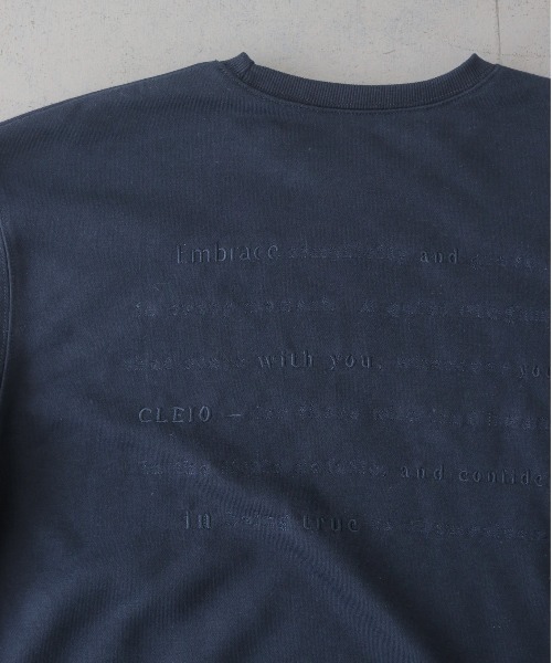 CLEIO(クレイオ)の「【CLEIO】オーバーサイズ刺繍スウェット OVERSIZED EMBROIDERED SWEATSHIRT/980-14604(Tシャツ/カットソー・レディース・グレー/アイボリー/ネイビー・FREE)」の22枚目の写真
