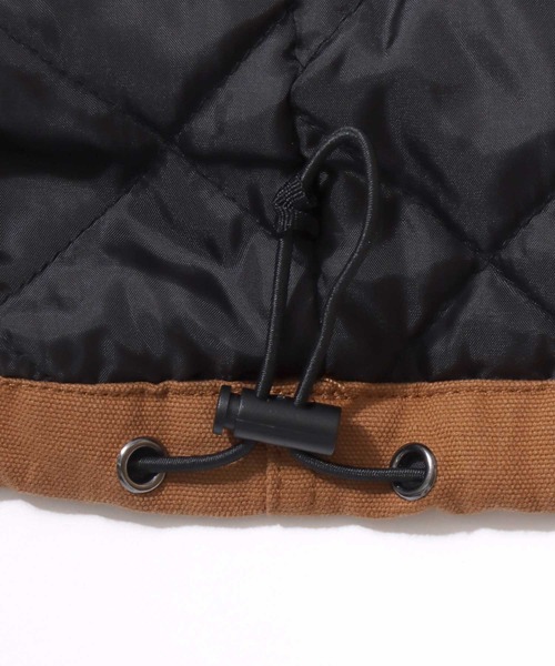 SITRY(シトリー)の「SITRY Duck Zip Hoodie/別注 オーバーサイズ フード裏ボア ドローコード ダックパーカー ダックジャケット アクティブパーカー ブルゾン フルジップパーカー フーディー(ブルゾン・メンズ・ブラウン/ブラック・M/L/LL)」の14枚目の写真