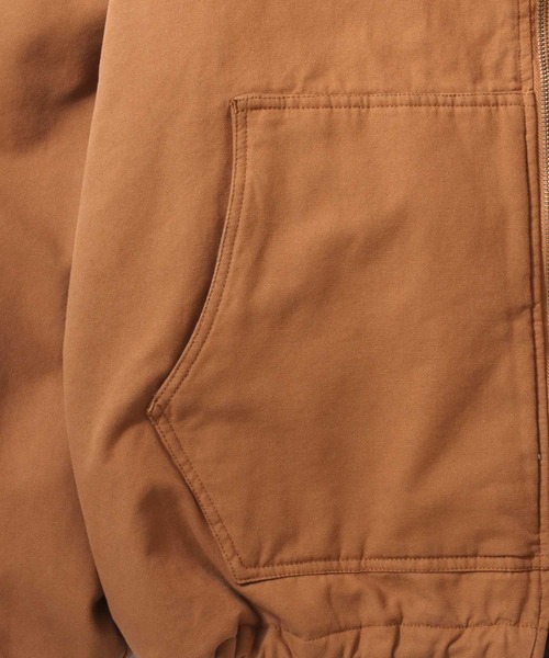 SITRY(シトリー)の「SITRY Duck Zip Hoodie/別注 オーバーサイズ フード裏ボア ドローコード ダックパーカー ダックジャケット アクティブパーカー ブルゾン フルジップパーカー フーディー(ブルゾン・メンズ・ブラウン/ブラック・M/L/LL)」の8枚目の写真