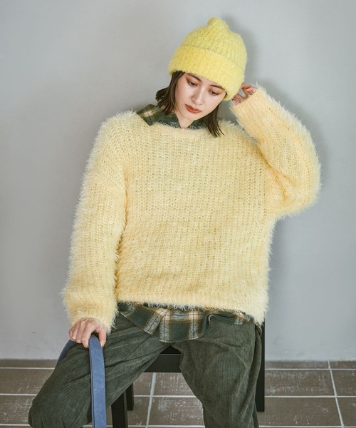 セール】シャギーニットプルオーバー / 591249（ニット/セーター