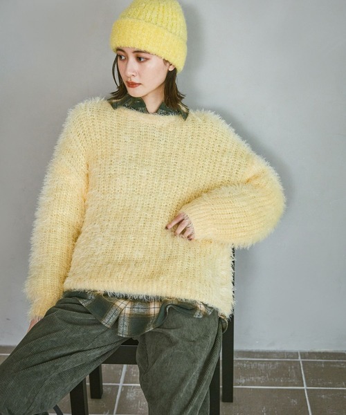 セール】シャギーニットプルオーバー / 591249（ニット/セーター