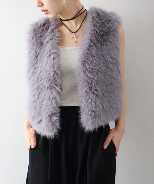 セール】エコファーショートベスト（ベスト）｜SpRay（スプレイ）の