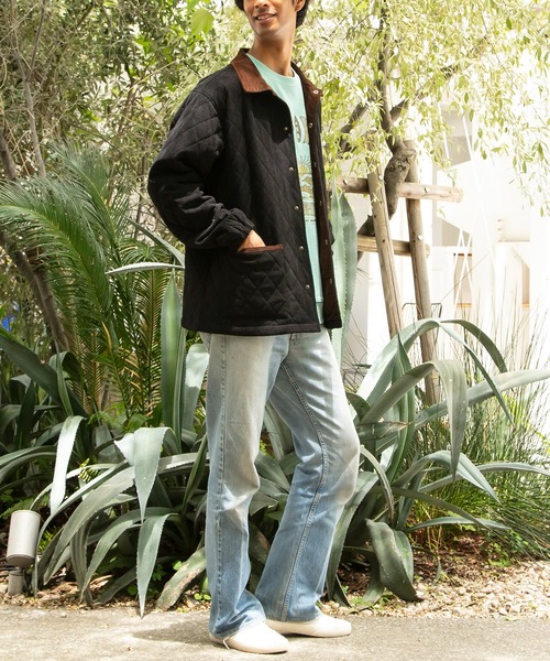 Kahiko(カヒコ)の「【Kahiko】SURF&Palms マーティンMEN'Sアウター(その他アウター・メンズ・ベージュ/グリーン系その他/ブラック・FREE)」の8枚目の写真