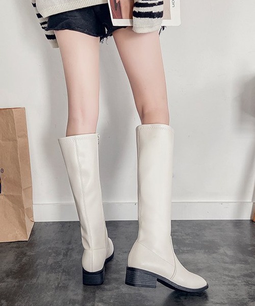 maison de LATIR(メゾンドラティール)の「美脚ライン スリムフィットストレートロングブーツ(ブーツ・レディース・ブラック・22.5cm/23cm/23.5cm/24cm/24.5cm/25cm)」の20枚目の写真
