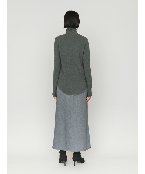 MIDIUMISOLID(ミディウミソリッド)の「MIDIUMISOLID for Ladies フロントジップスカート(スカート・レディース・グレー/ブラック/ブラウン・FREE)」の11枚目の写真