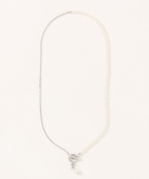 ROPE' PICNIC（ロペピクニック）の「チェーン×パールショートスライドネックレス（ネックレス・レディース・ゴールド/シルバー・FREE）」の7枚目の写真