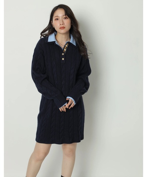 Apuweiser-riche（アプワイザーリッシェ）の「ケーブルシャツ