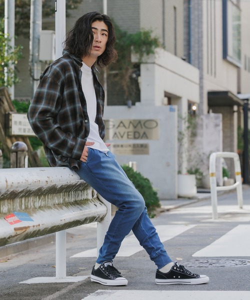 WP WESTPOINT(ダブルピーウエストポイント)の「WP WESTPOINT/ダブルピー ウエストポイント インディゴ イージー 濃青デニムパンツ 裾リブ(デニムパンツ・メンズ・インディゴブルー・S/L/XL/XXL/XS/M)」の10枚目の写真