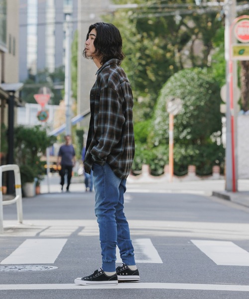 WP WESTPOINT(ダブルピーウエストポイント)の「WP WESTPOINT/ダブルピー ウエストポイント インディゴ イージー 濃青デニムパンツ 裾リブ(デニムパンツ・メンズ・インディゴブルー・S/L/XL/XXL/XS/M)」の5枚目の写真