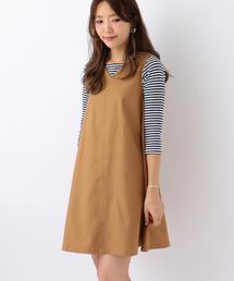 Another Edition | Aラインノースリーブワンピース/ AEMFC C/P Aライン NSL OP(ワンピース)