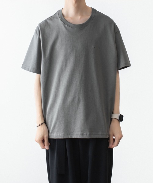 ATTACHMENT（アタッチメント）の「30//2 スビンジャージー エンブロイダリーTEE / 30//2 SUVIN JERSEY EMBROIDERY TEE（Tシャツ/カットソー・メンズ・ホワイト/ライトグリーン/ブラック/グレー・4/1/2/3）」の11枚目の写真
