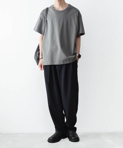 ATTACHMENT(アタッチメント)の「30//2 スビンジャージー エンブロイダリーTEE / 30//2 SUVIN JERSEY EMBROIDERY TEE(Tシャツ/カットソー・メンズ・ホワイト/ライトグリーン/ブラック/グレー・4/1/2/3)」の5枚目の写真