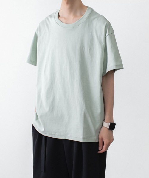 ATTACHMENT（アタッチメント）の「30//2 スビンジャージー エンブロイダリーTEE / 30//2 SUVIN JERSEY EMBROIDERY TEE（Tシャツ/カットソー・メンズ・ホワイト/ライトグリーン/ブラック/グレー・4/1/2/3）」の13枚目の写真