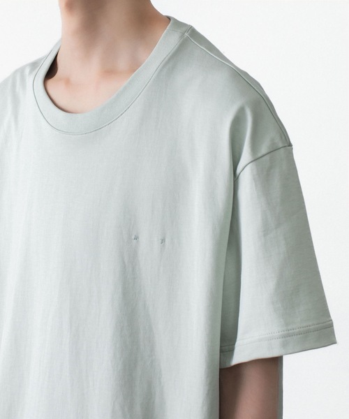 ATTACHMENT（アタッチメント）の「30//2 スビンジャージー エンブロイダリーTEE / 30//2 SUVIN JERSEY EMBROIDERY TEE（Tシャツ/カットソー・メンズ・ホワイト/ライトグリーン/ブラック/グレー・4/1/2/3）」の8枚目の写真