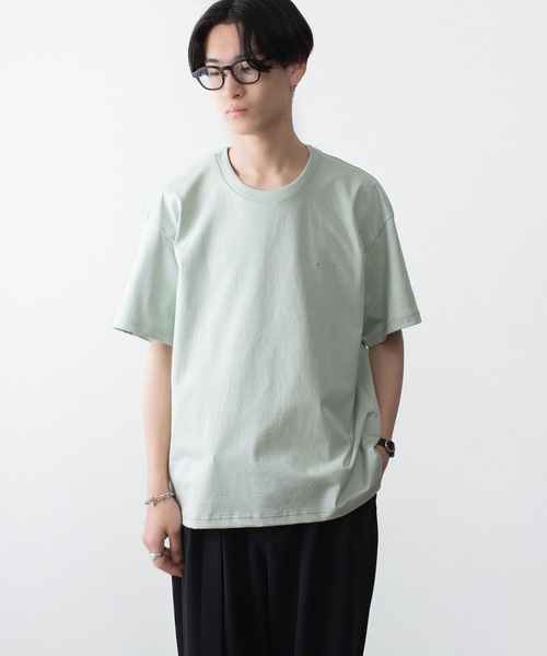ATTACHMENT（アタッチメント）の「30//2 スビンジャージー エンブロイダリーTEE / 30//2 SUVIN JERSEY EMBROIDERY TEE（Tシャツ/カットソー・メンズ・ホワイト/ライトグリーン/ブラック/グレー・4/1/2/3）」の7枚目の写真