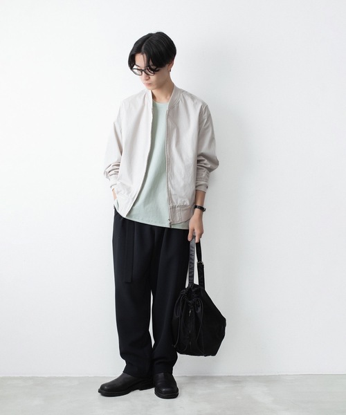 ATTACHMENT（アタッチメント）の「30//2 スビンジャージー エンブロイダリーTEE / 30//2 SUVIN JERSEY EMBROIDERY TEE（Tシャツ/カットソー・メンズ・ホワイト/ライトグリーン/ブラック/グレー・4/1/2/3）」の15枚目の写真