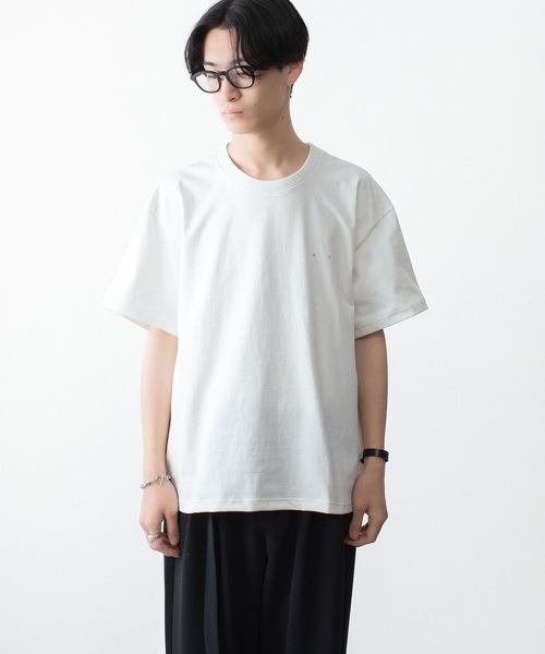 ATTACHMENT（アタッチメント）の「30//2 スビンジャージー エンブロイダリーTEE / 30//2 SUVIN JERSEY EMBROIDERY TEE（Tシャツ/カットソー・メンズ・ホワイト/ライトグリーン/ブラック/グレー・4/1/2/3）」の17枚目の写真
