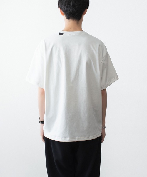 ATTACHMENT（アタッチメント）の「30//2 スビンジャージー エンブロイダリーTEE / 30//2 SUVIN JERSEY EMBROIDERY TEE（Tシャツ/カットソー・メンズ・ホワイト/ライトグリーン/ブラック/グレー・4/1/2/3）」の20枚目の写真