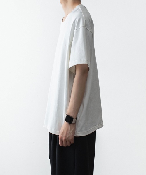 ATTACHMENT(アタッチメント)の「30//2 スビンジャージー エンブロイダリーTEE / 30//2 SUVIN JERSEY EMBROIDERY TEE(Tシャツ/カットソー・メンズ・ホワイト/ライトグリーン/ブラック/グレー・4/1/2/3)」の8枚目の写真