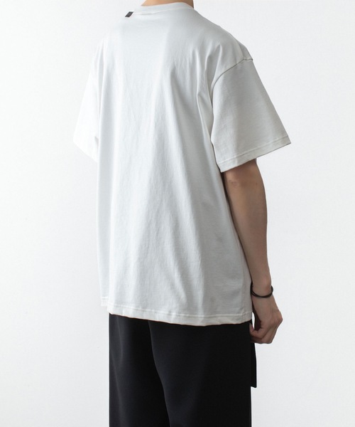 ATTACHMENT(アタッチメント)の「30//2 スビンジャージー エンブロイダリーTEE / 30//2 SUVIN JERSEY EMBROIDERY TEE(Tシャツ/カットソー・メンズ・ホワイト/ライトグリーン/ブラック/グレー・4/1/2/3)」の9枚目の写真