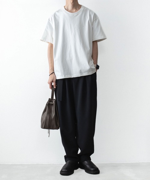 ATTACHMENT(アタッチメント)の「30//2 スビンジャージー エンブロイダリーTEE / 30//2 SUVIN JERSEY EMBROIDERY TEE(Tシャツ/カットソー・メンズ・ホワイト/ライトグリーン/ブラック/グレー・4/1/2/3)」の13枚目の写真