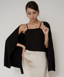 KINO THE KEI（キノザケイ）の「キャミソール セット ニット カーディガン KINO THE KEI（アンサンブル）」