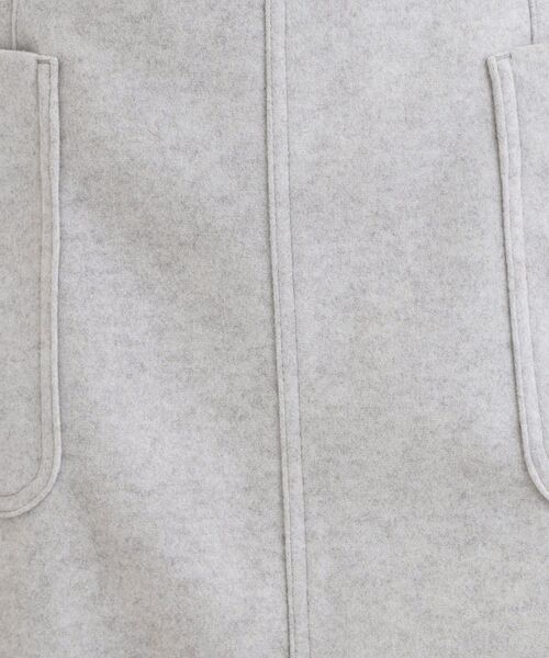 DRESKIP（ドレスキップ）の「【S-LL】あったかすっきり 圧縮ニットナロースカート（スカート・レディース・モスグリーン/ブラック/グレー/チャコールグレー・04/03/02/01）」の8枚目の写真