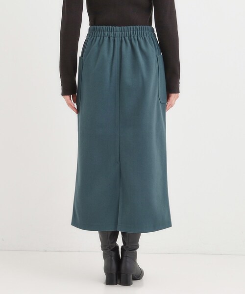 DRESKIP(ドレスキップ)の「【S-LL】あったかすっきり 圧縮ニットナロースカート(スカート・レディース・モスグリーン/ブラック/グレー/チャコールグレー・04/03/02/01)」の11枚目の写真