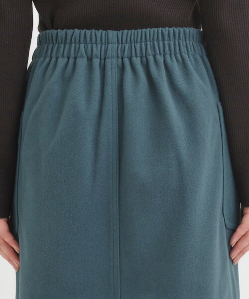 DRESKIP(ドレスキップ)の「【S-LL】あったかすっきり 圧縮ニットナロースカート(スカート・レディース・モスグリーン/ブラック/グレー/チャコールグレー・04/03/02/01)」の13枚目の写真