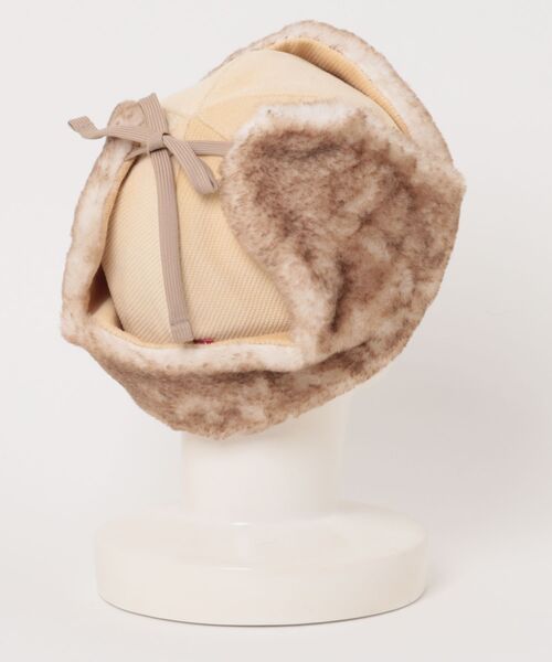 Manhattan Portage(マンハッタンポーテージ)の「Kersey Trapper Cap(キャップ・メンズ・ブラック/ベージュ・FREE)」の12枚目の写真