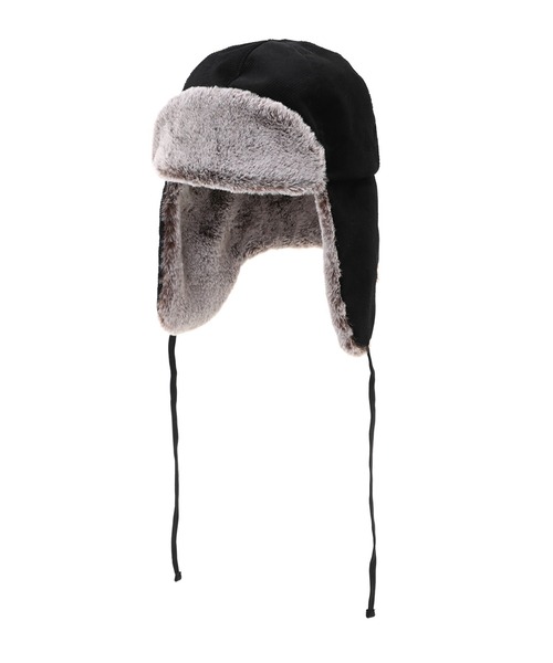 Manhattan Portage(マンハッタンポーテージ)の「Kersey Trapper Cap(キャップ・メンズ・ブラック/ベージュ・FREE)」の8枚目の写真