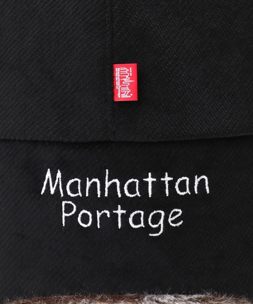 Manhattan Portage(マンハッタンポーテージ)の「Kersey Trapper Cap(キャップ・メンズ・ブラック/ベージュ・FREE)」の10枚目の写真