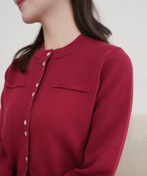 cle blatt（クレブラット）の「コンパクトニットカーディガン（カーディガン/ボレロ）」