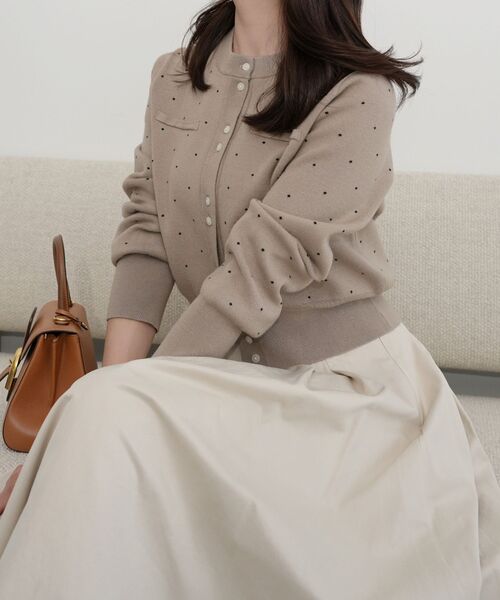 cleblatt コンパクトニットカーディガン コンパクトニットカーディガン/cle blatt(クレブラット)｜クレブラット