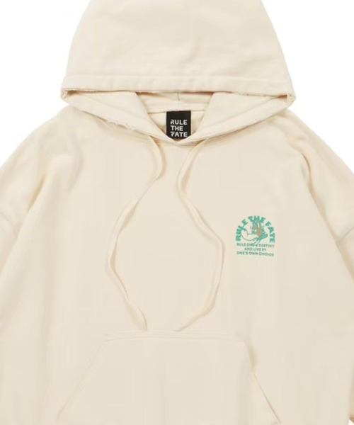 RULE THE FATE(ルールザフェイト)の「RTF DOG DAMAGE SWEAT HOODIE/ドッグダメージスウェットフーディー(パーカー・メンズ・ブラック/ベージュ・1/0/2)」の5枚目の写真