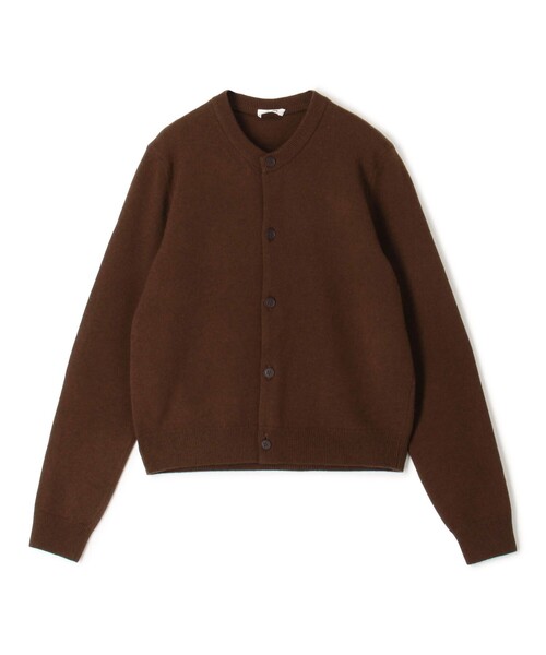 エクストラファインウール クルーネックカーディガン