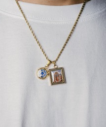 Subciety | Epoxy brass necklace(ネックレス)