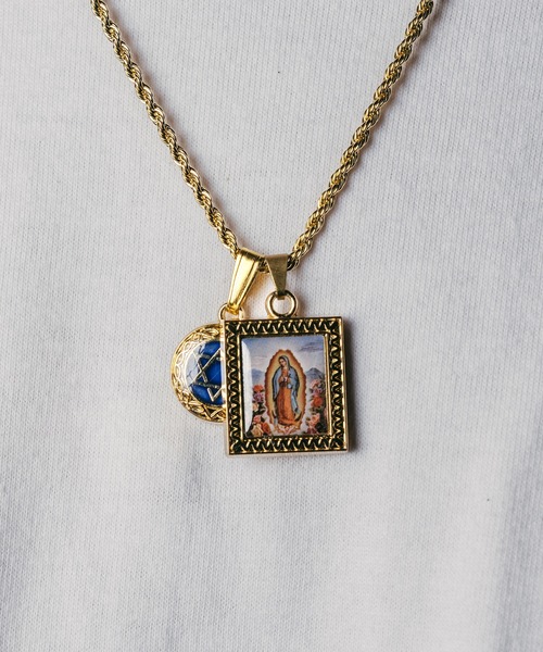 Subciety(サブサエティ)の「Epoxy brass necklace(ネックレス・メンズ・ゴールド・FREE)」の7枚目の写真