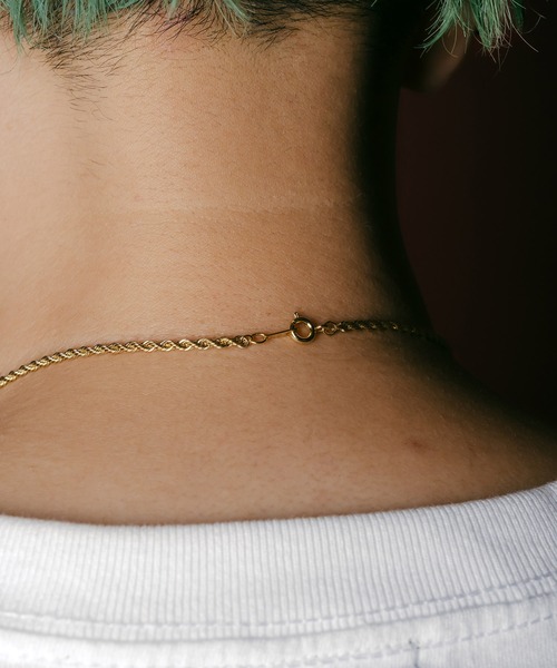 Subciety(サブサエティ)の「Epoxy brass necklace(ネックレス・メンズ・ゴールド・FREE)」の8枚目の写真
