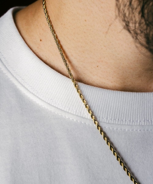 Subciety(サブサエティ)の「Epoxy brass necklace(ネックレス・メンズ・ゴールド・FREE)」の9枚目の写真