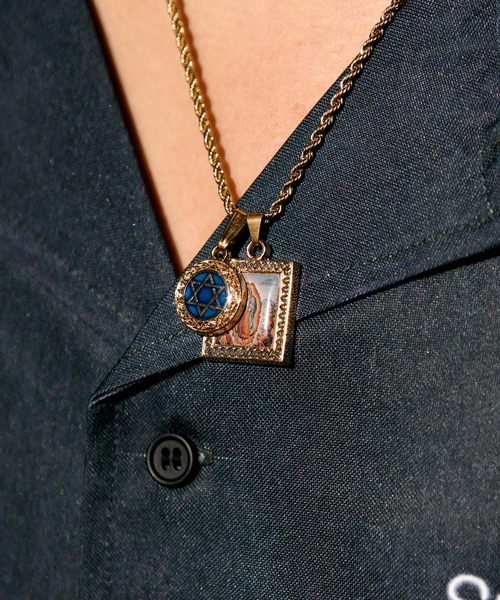 Subciety(サブサエティ)の「Epoxy brass necklace(ネックレス・メンズ・ゴールド・FREE)」の18枚目の写真