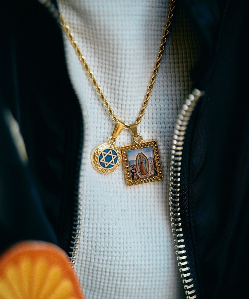 Subciety(サブサエティ)の「Epoxy brass necklace(ネックレス・メンズ・ゴールド・FREE)」の12枚目の写真